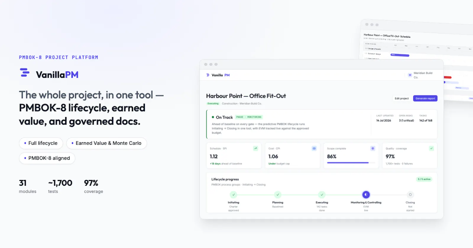 VanillaPM screenshot 1