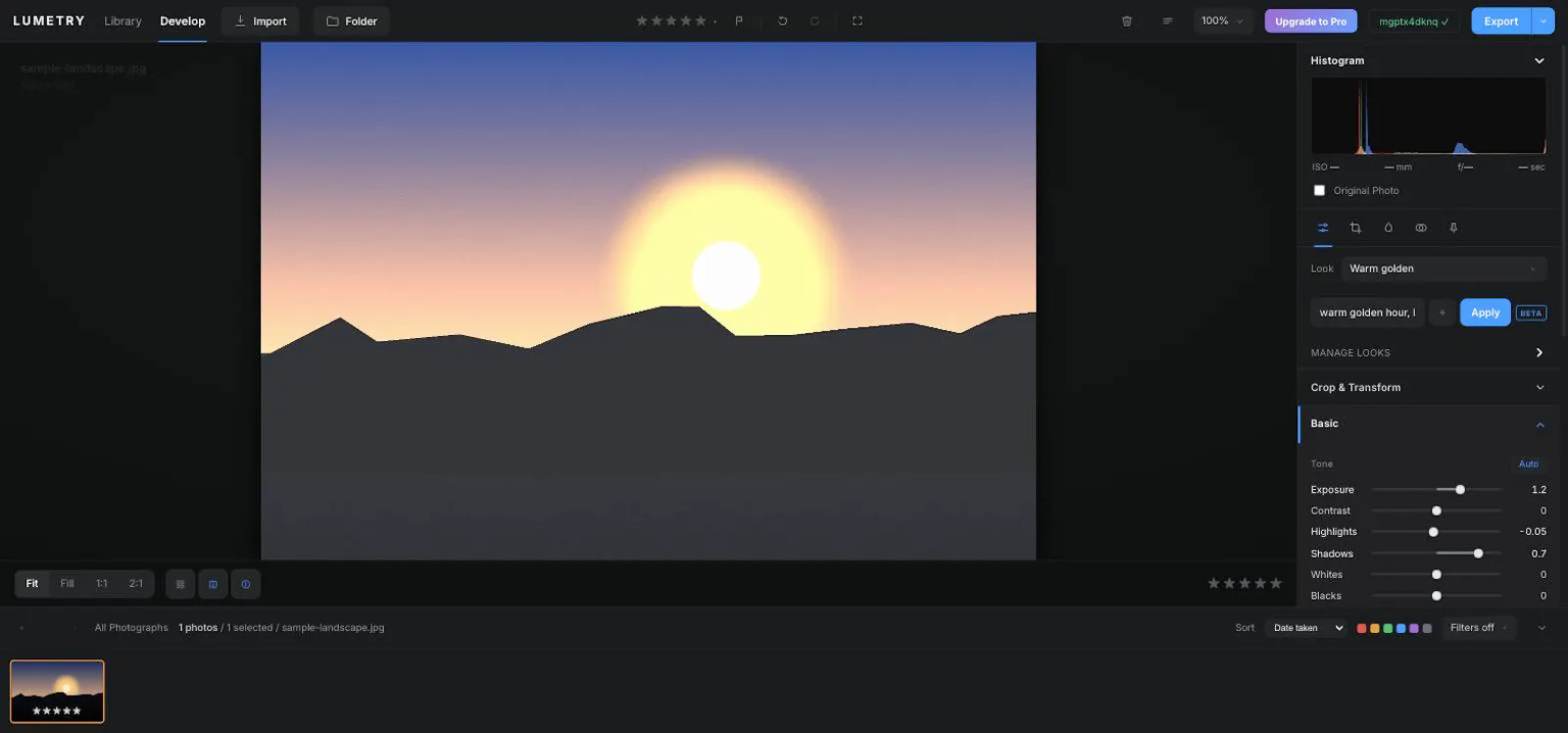 Lumetry screenshot 2