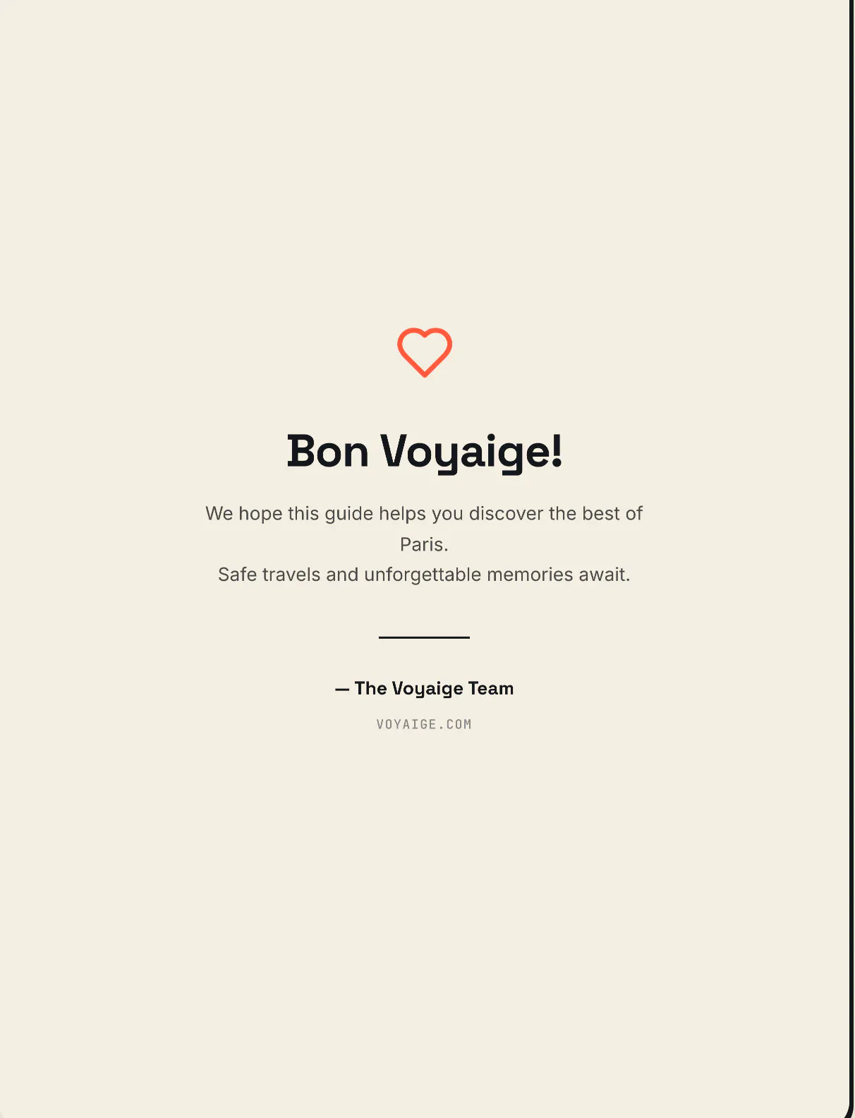 Voyaige - AI-powered city travel guides gallery image