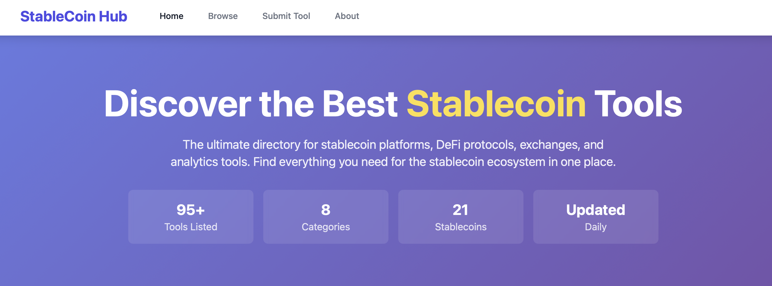 ฮับ Stablecoin - เครื่องมือสำหรับ stablecoins media 1