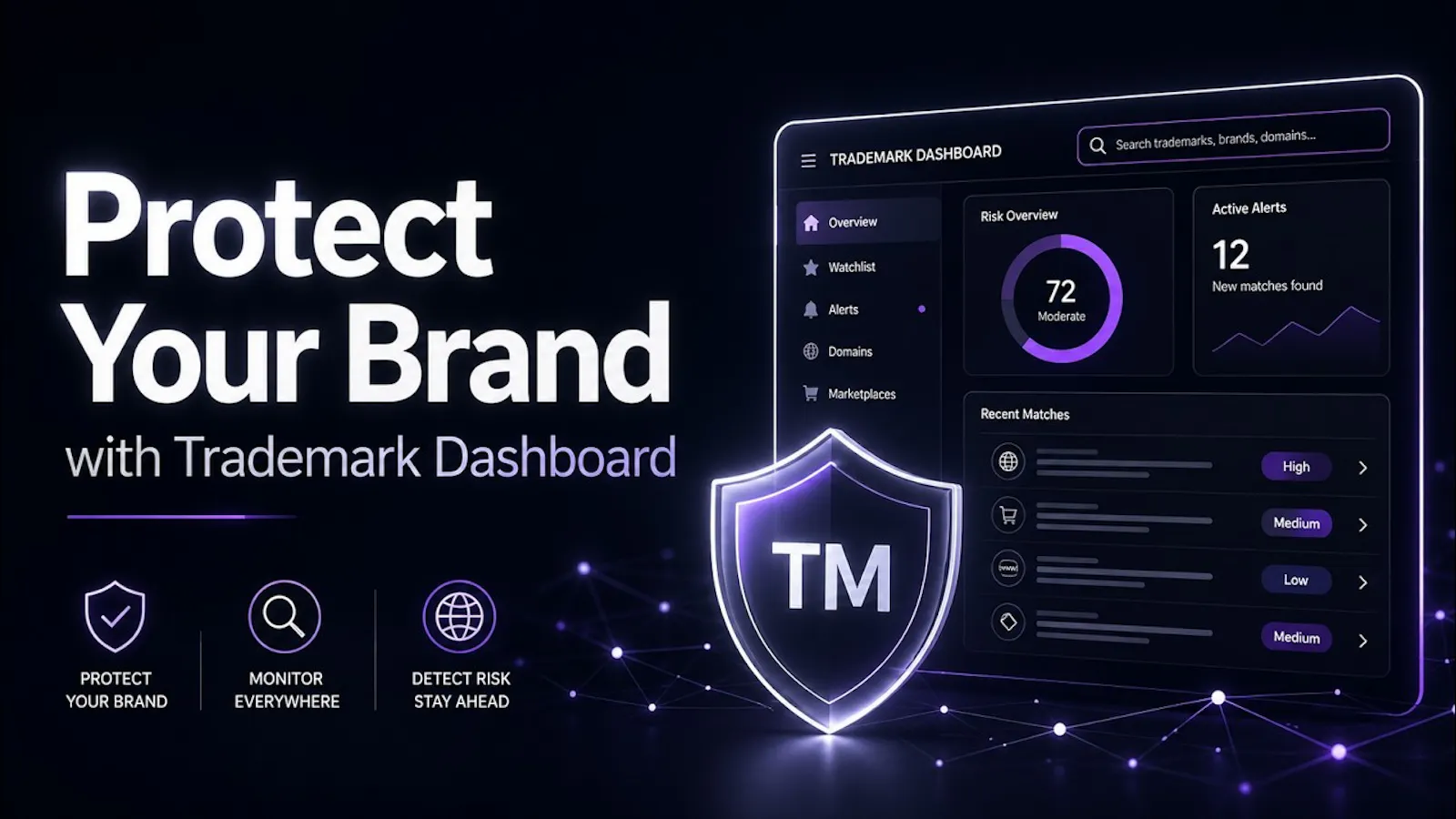 Trademark Dashboard screenshot 1 (video preview)