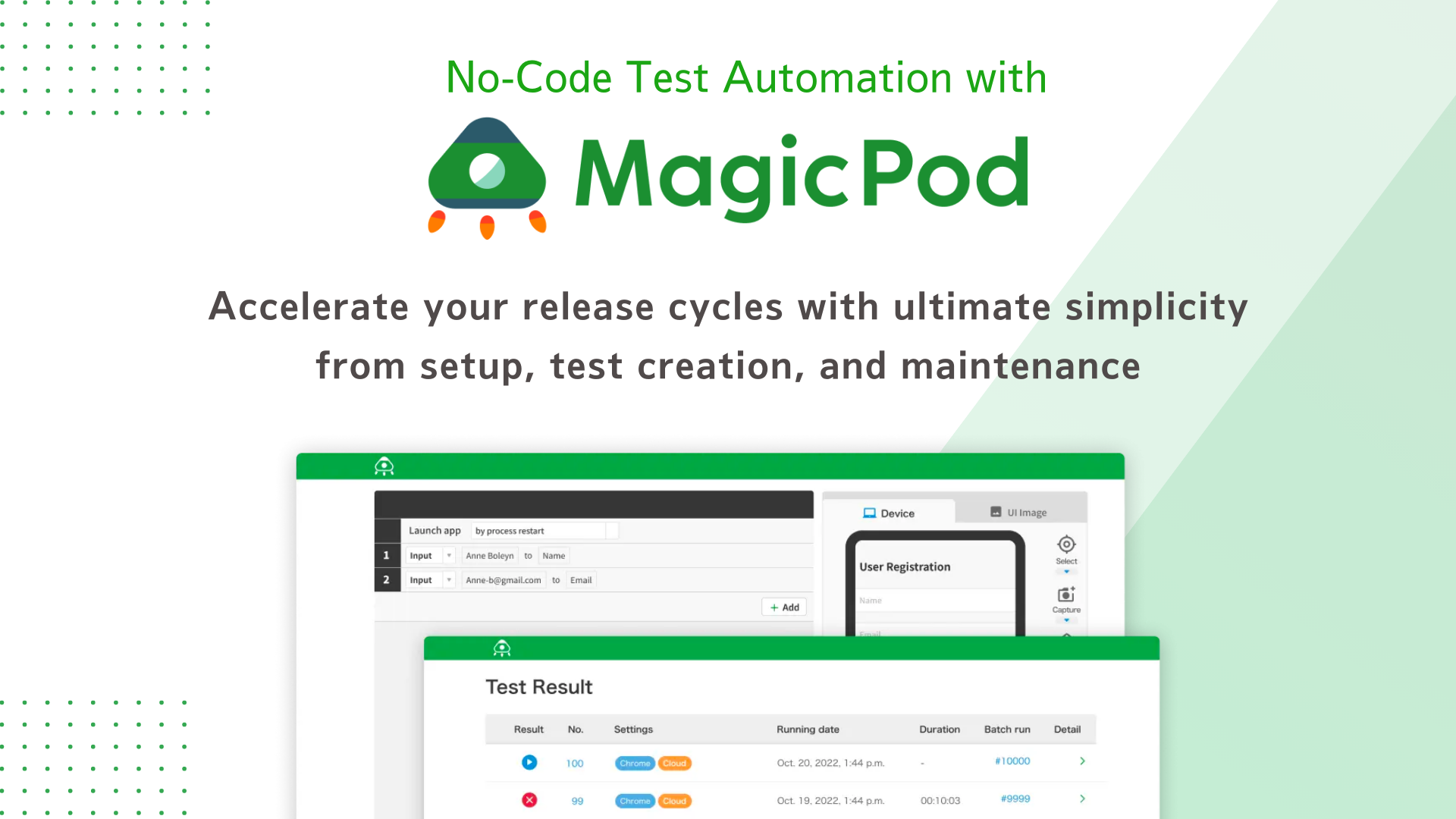 MagicPod - 모바일 및 웹 앱에 대한 코드 No-Code E2E 테스트 자동화 미디어 7