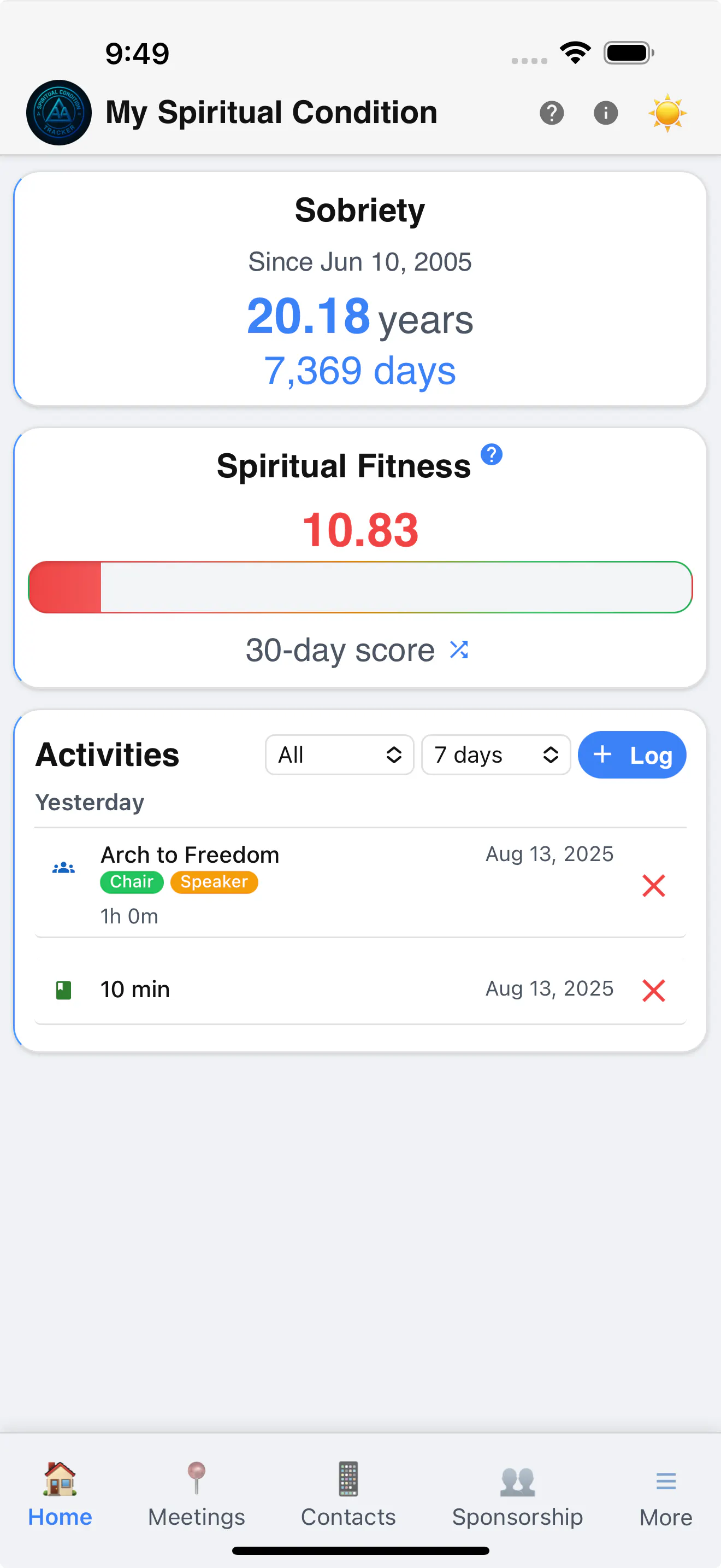 Spiritual Condition Tracker gallery image