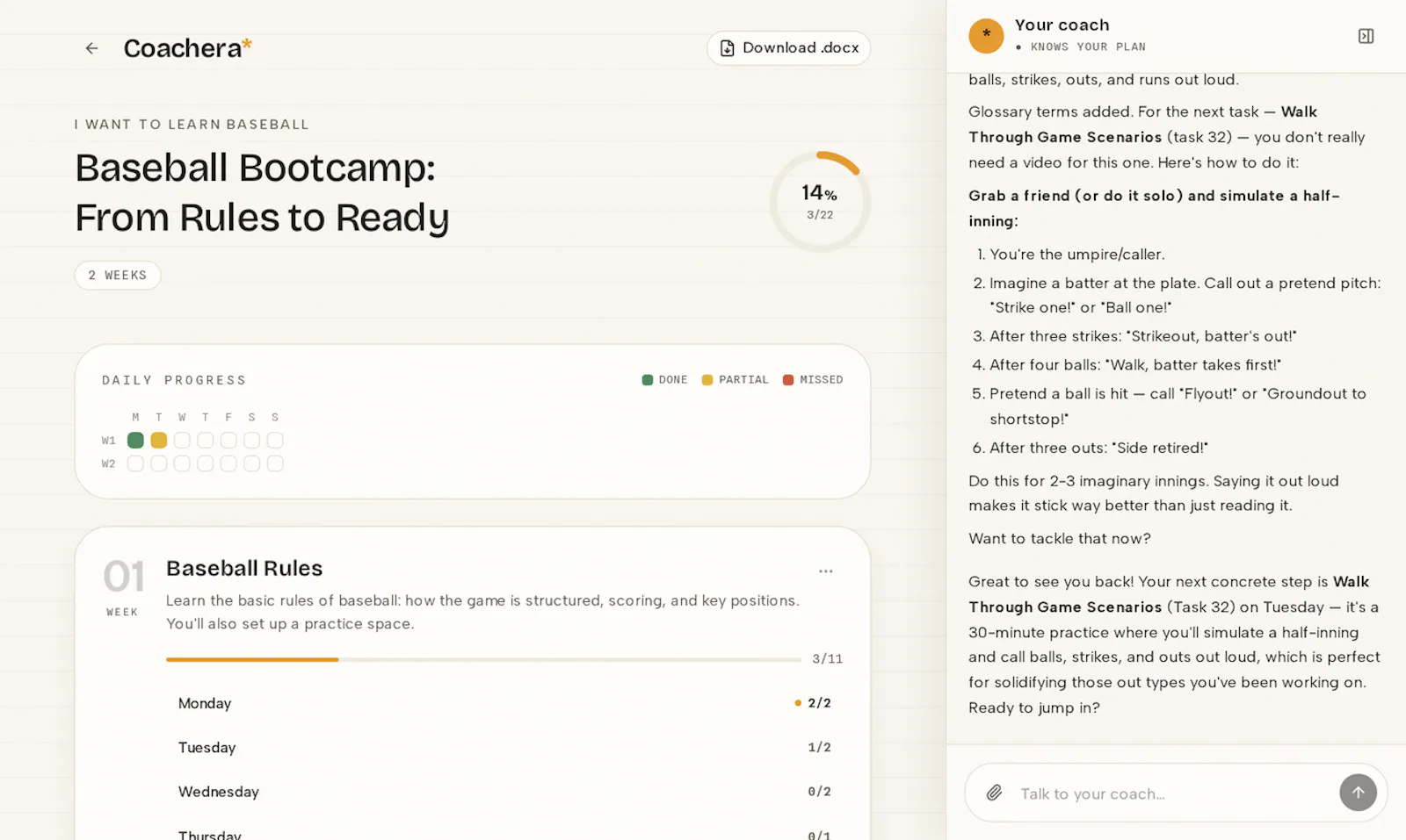 Coachera  screenshot 1