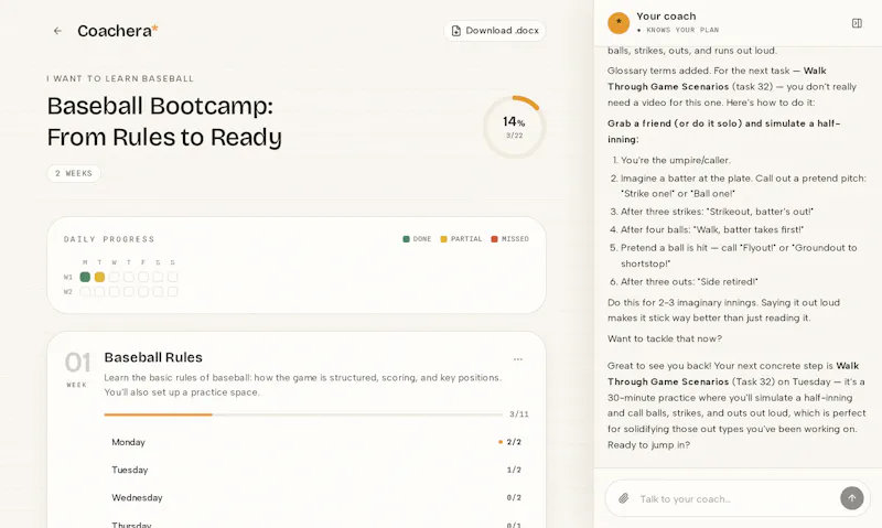 Coachera  screenshot 1