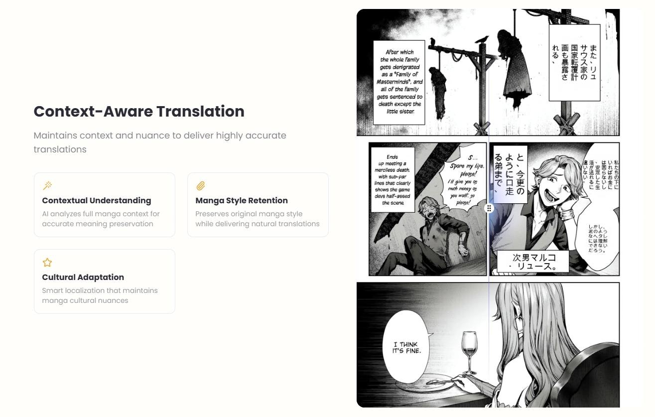 AI Manga Translator gallery image