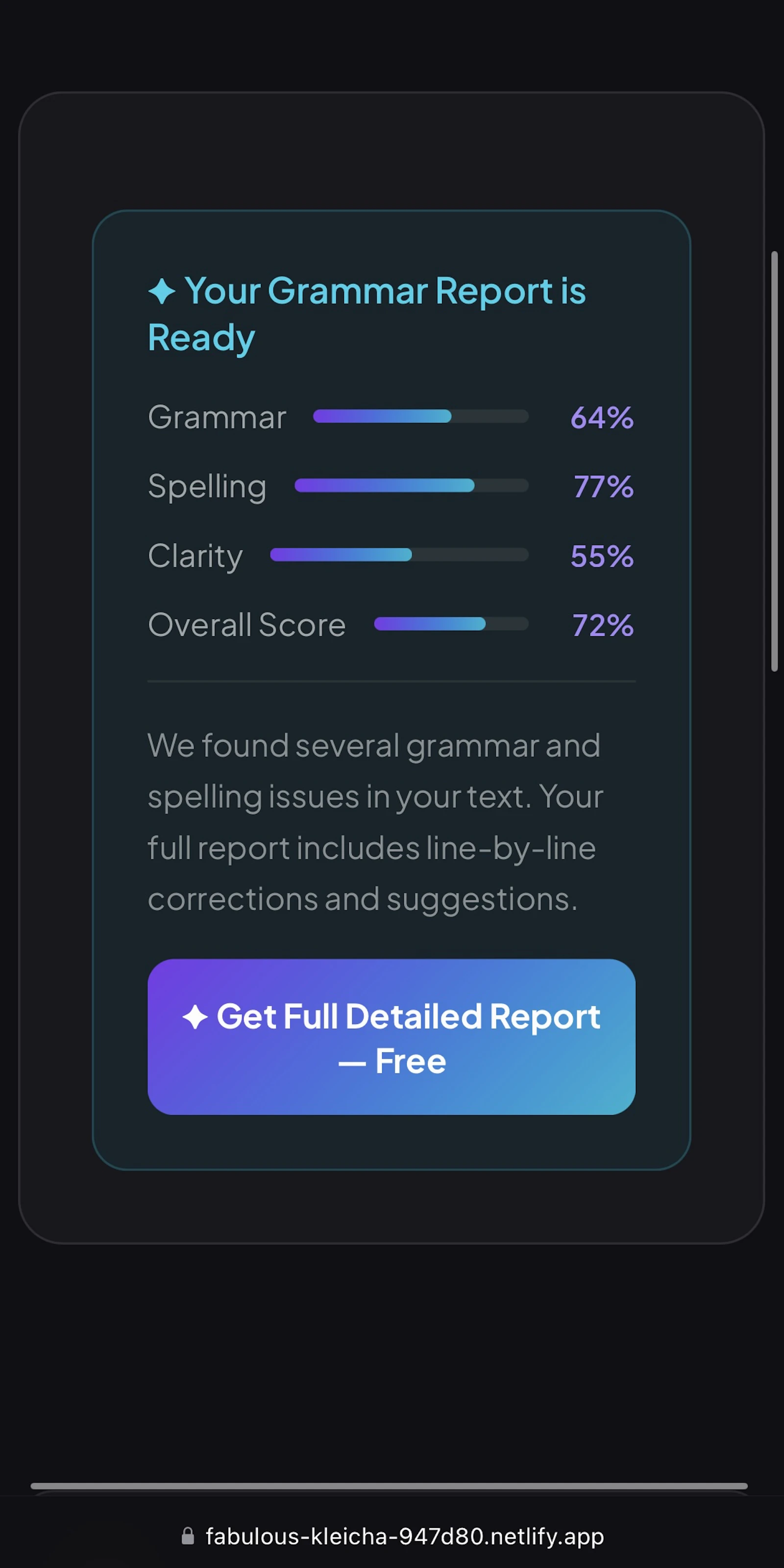 GrammarAI Pro screenshot 4