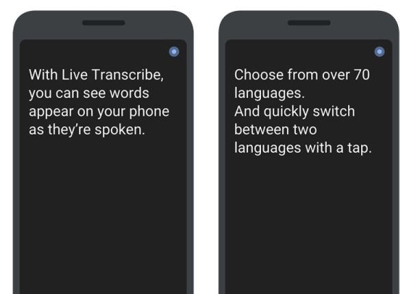 Google Live Transcribe gallery image