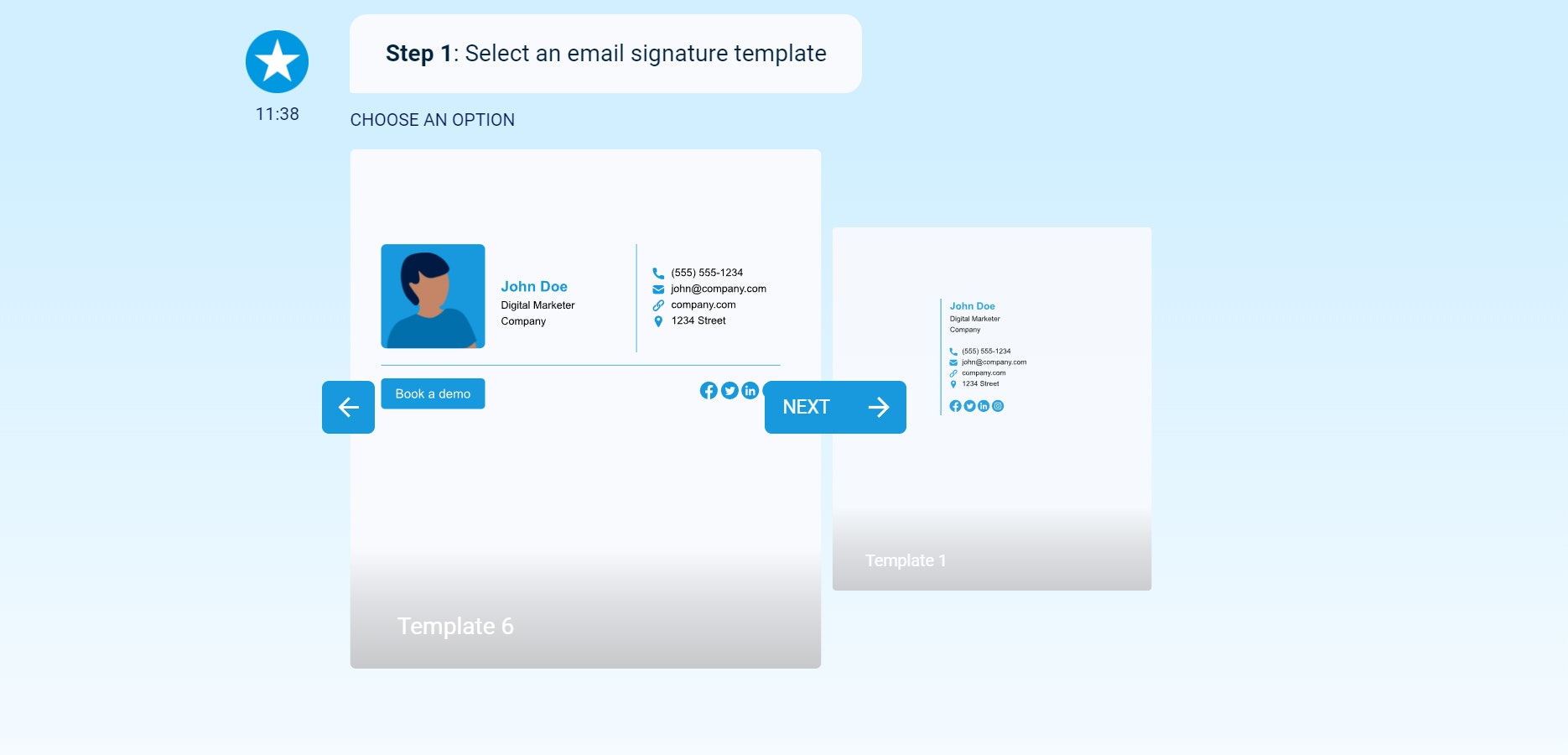 create email signature template free