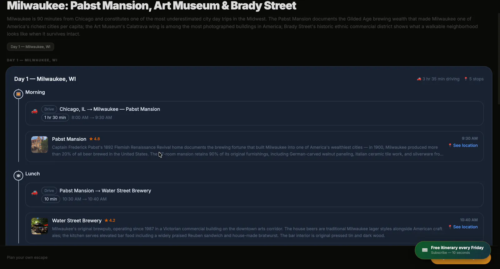 The Weekend Getaways screenshot 4