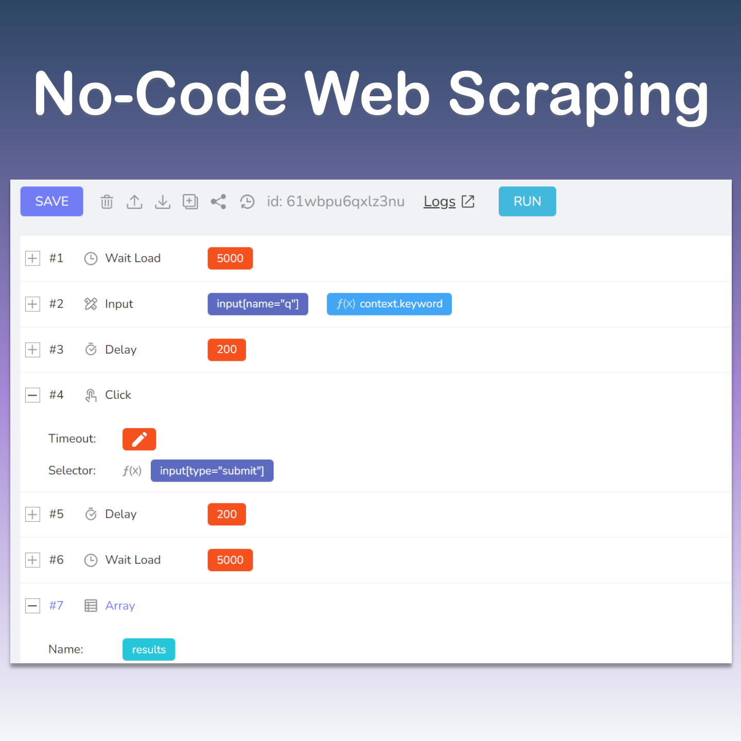Không có mã CRAPING WEB |Trình duyệt
