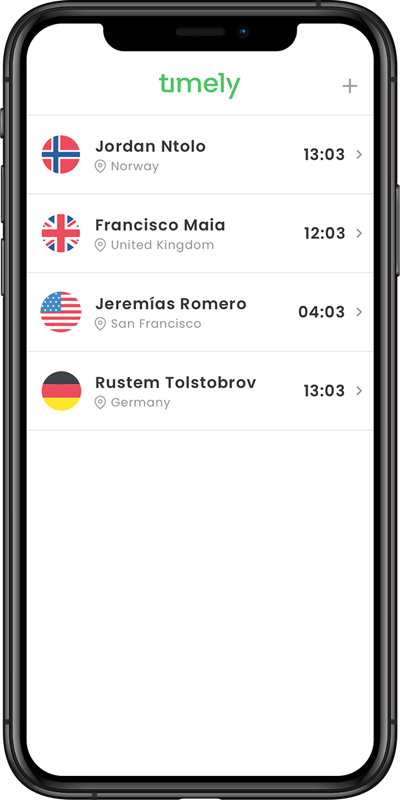 Timely PWA gallery image