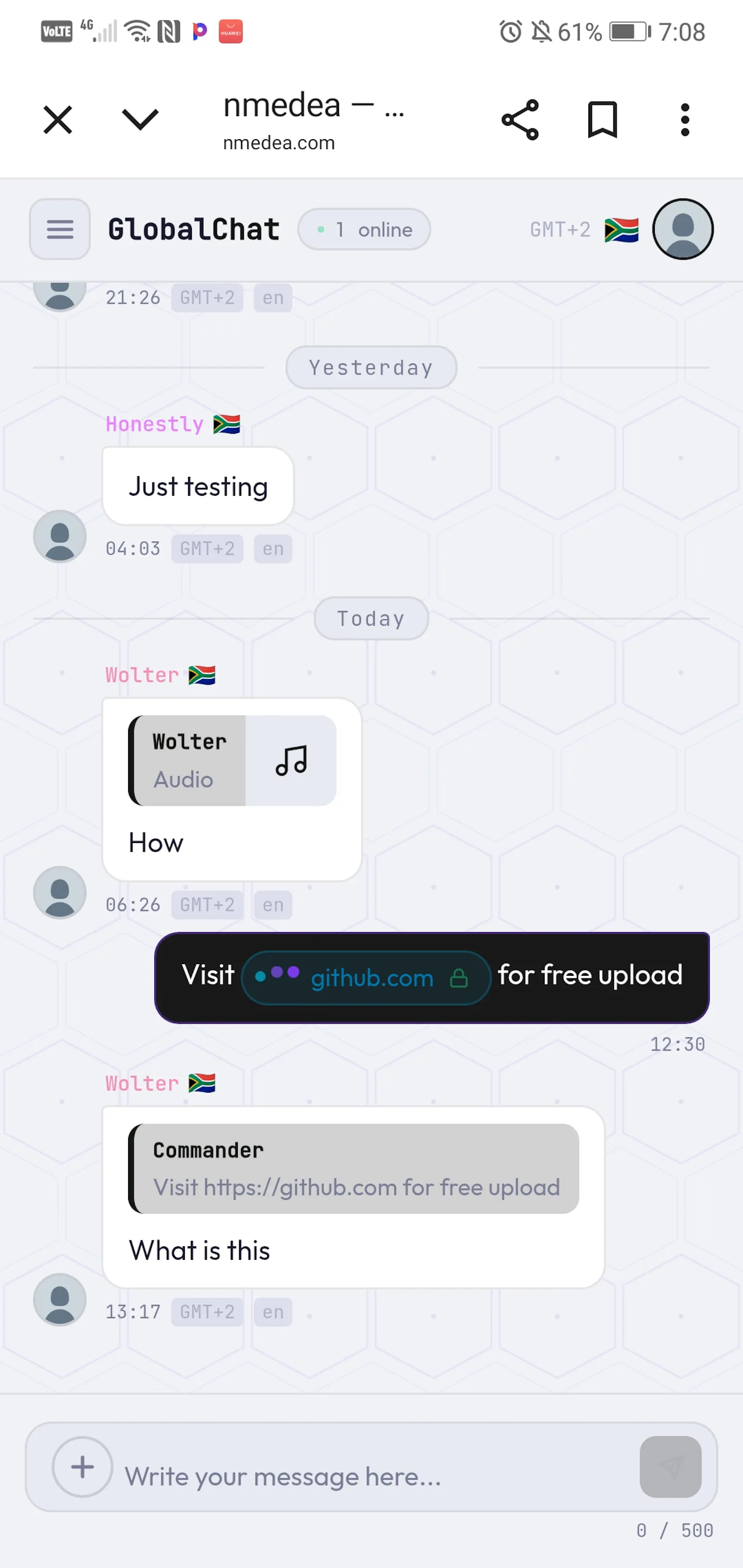 nmedea — Live Global Chat screenshot 5