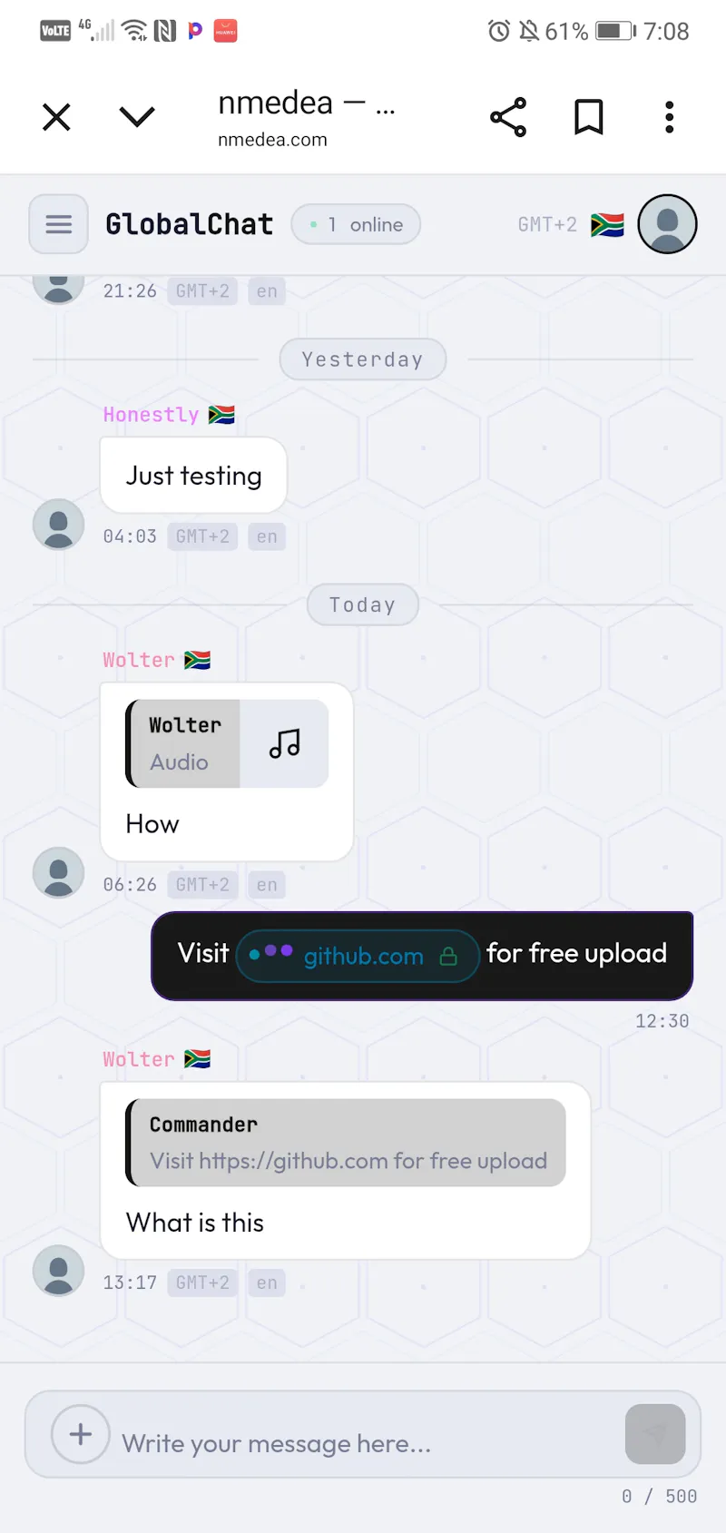 nmedea — Live Global Chat screenshot 5