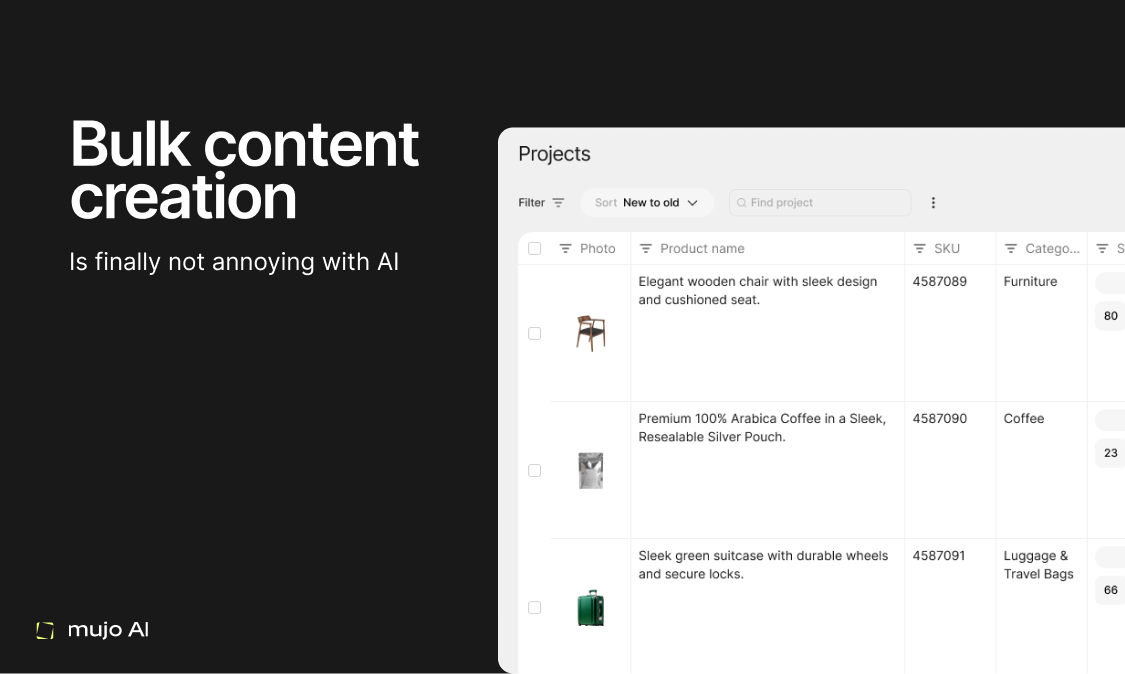Mujo AI  - Screenshot 3 showing product features and functionality