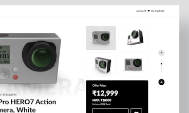 Web Design UI Kit - Action Camera gallery image
