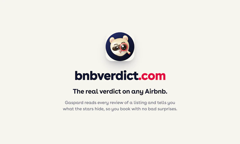 Bnb Verdict screenshot 1