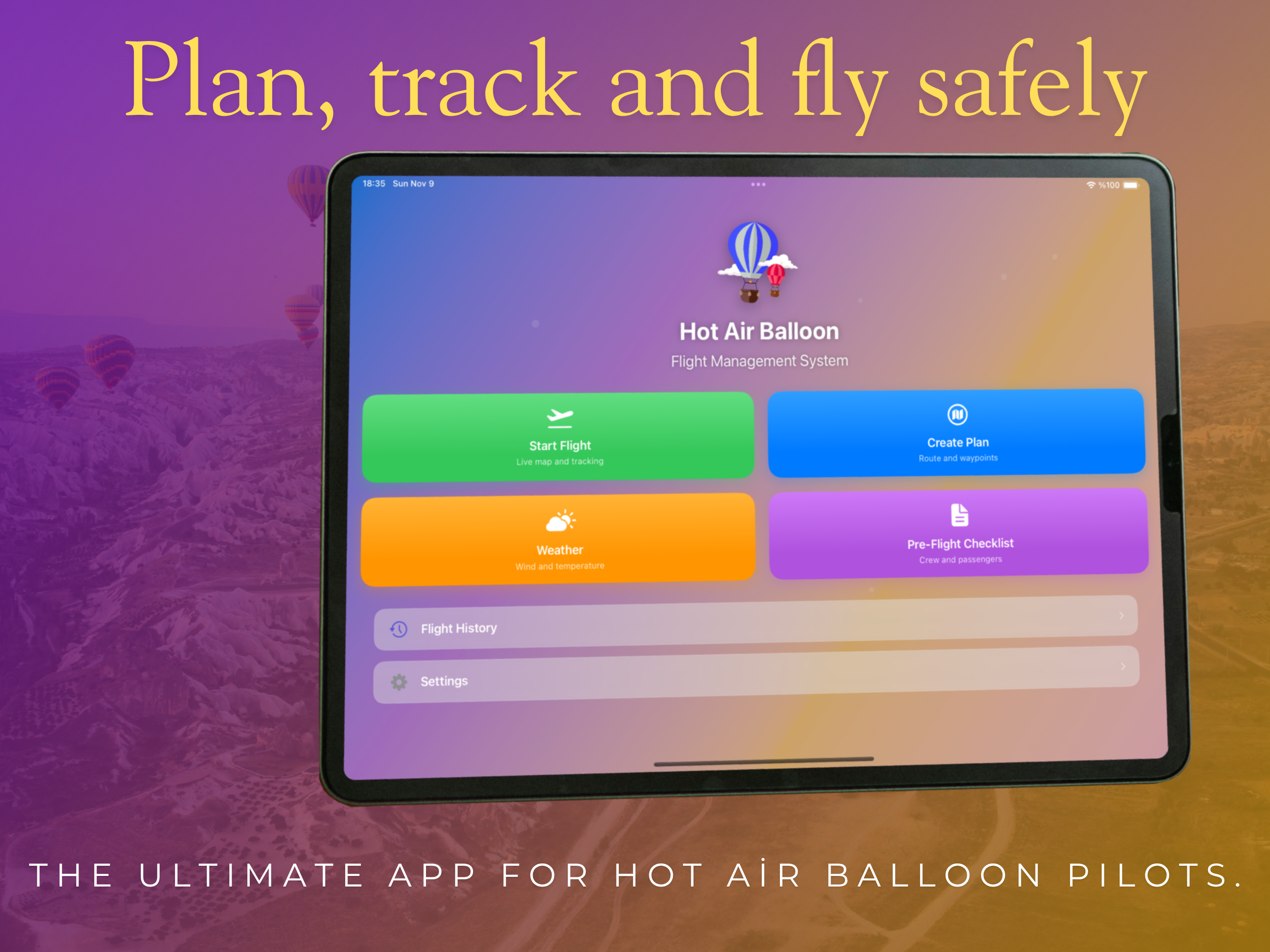 Hot Air Balloon Map forHotAirBalloonists gallery image