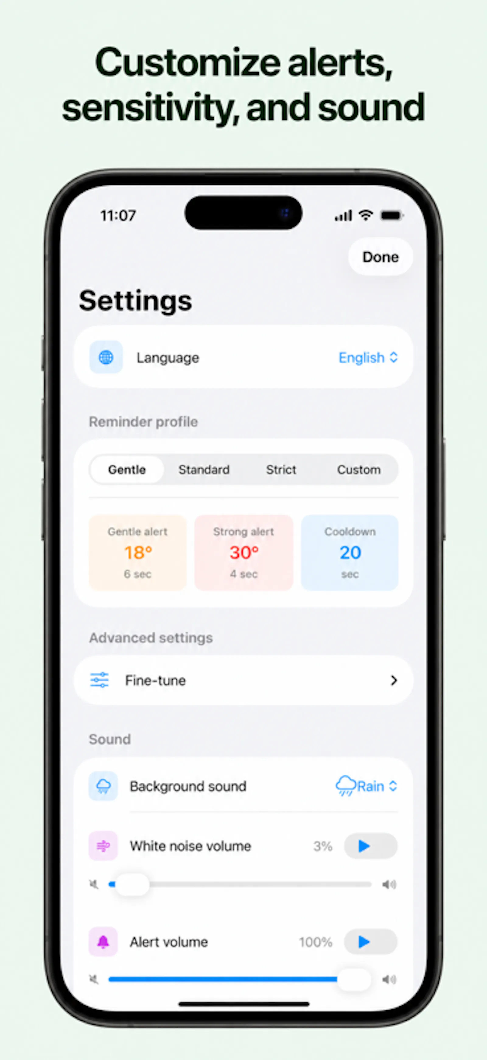 Posture Nudge screenshot 3