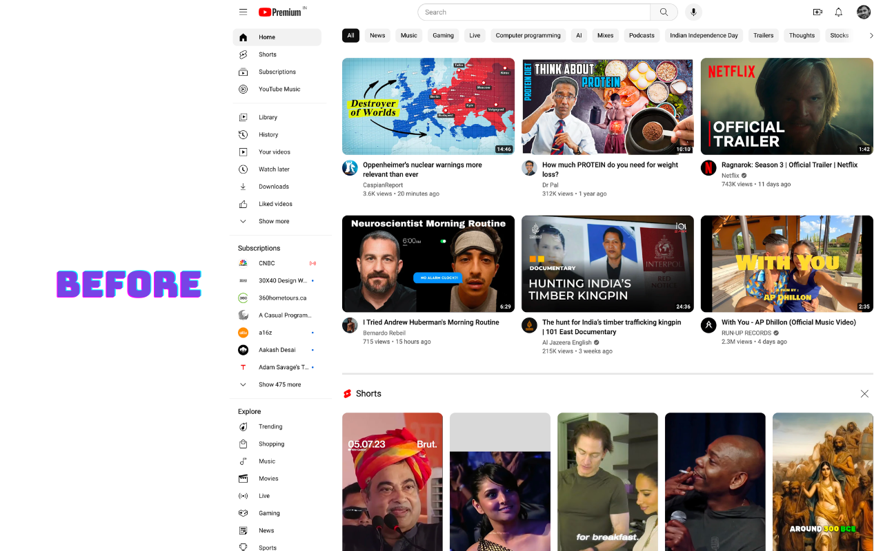 Distração gratuita no YouTube media 2