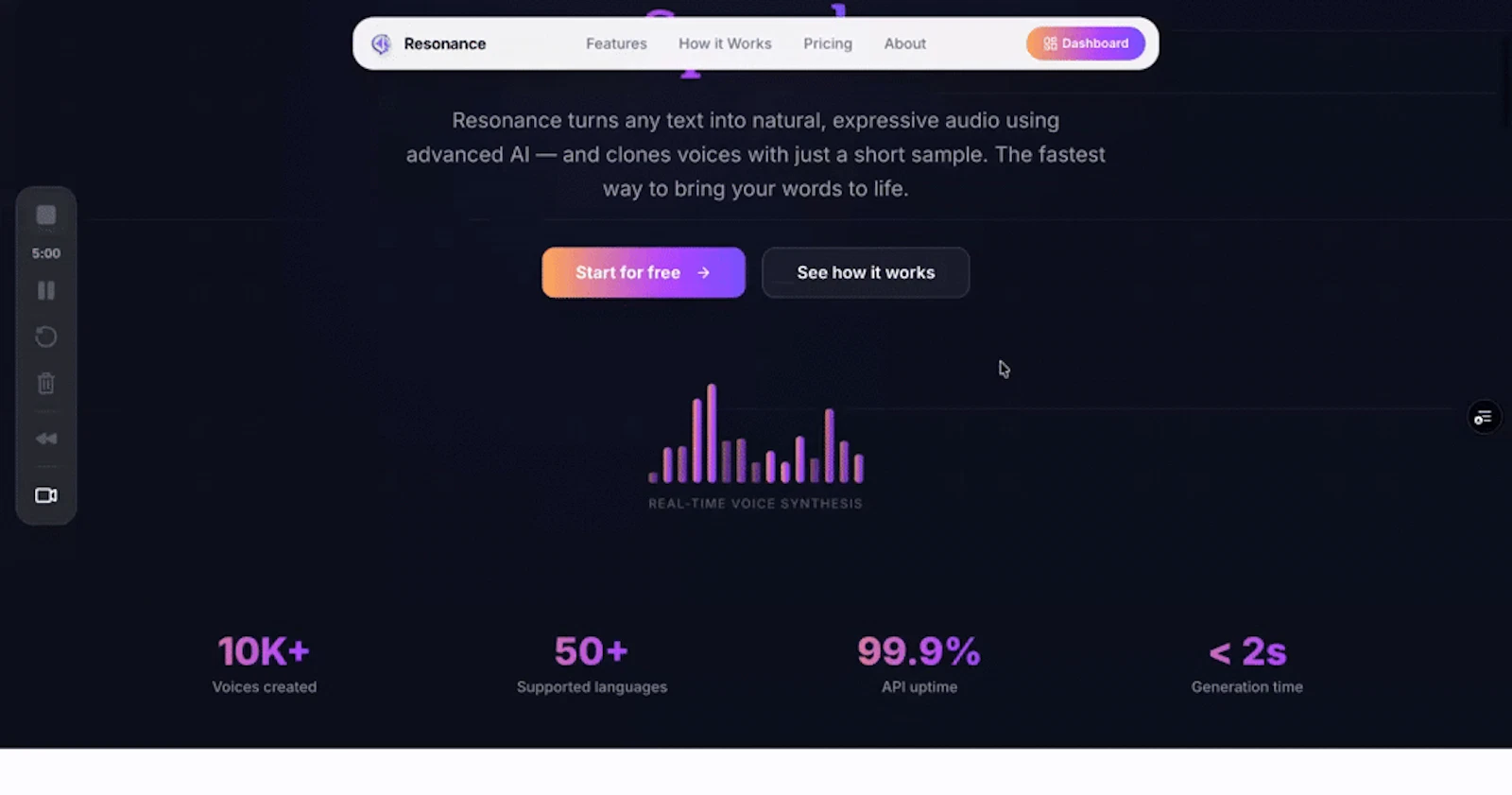 Resonance screenshot 1 (video preview)