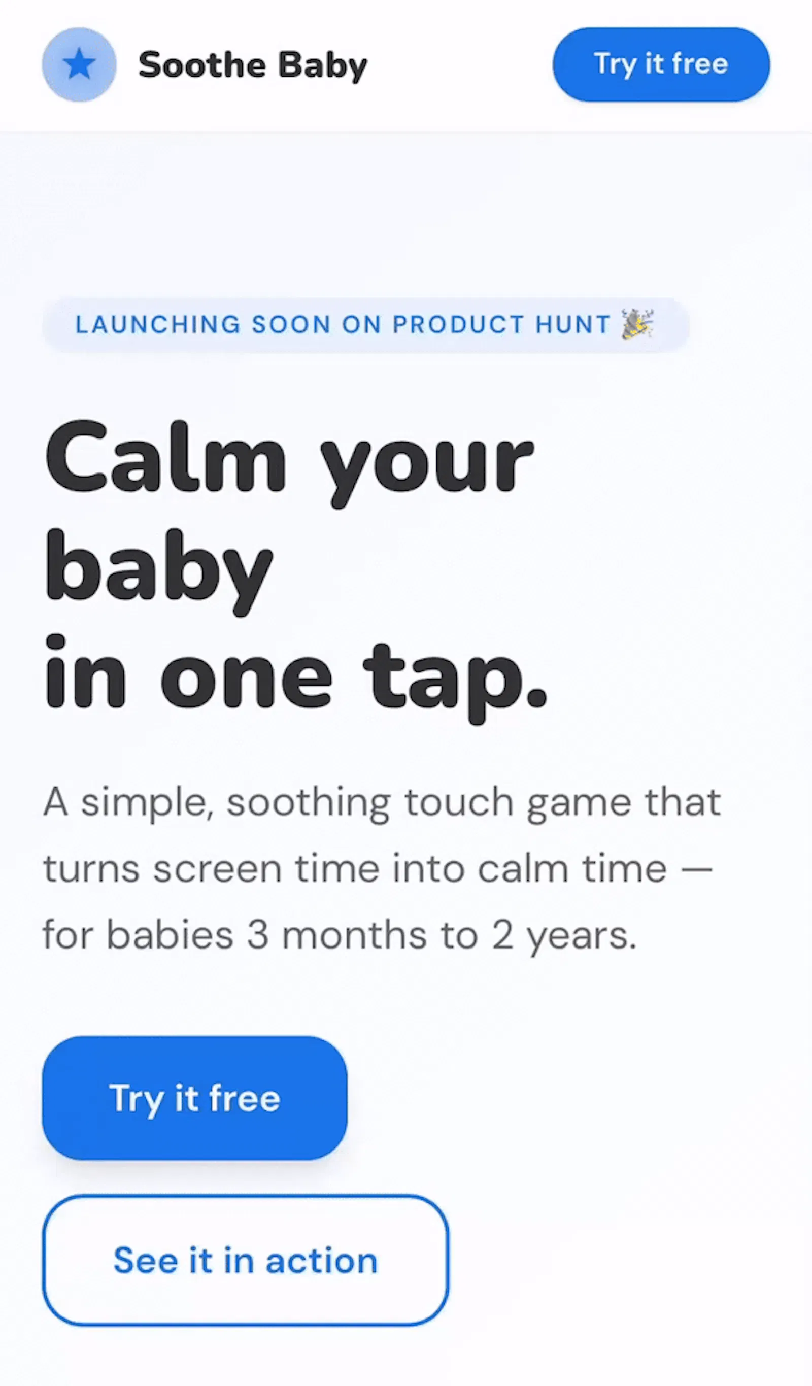 Soothe Baby screenshot 1 (video preview)