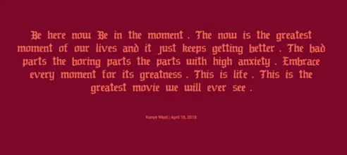 Wisdom from Kanye gallery image