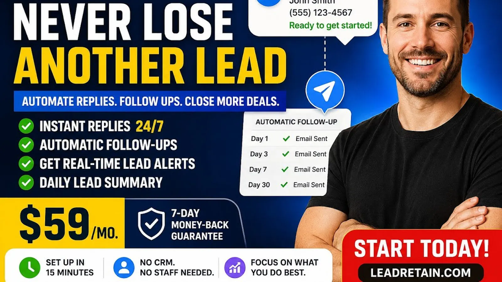 LeadRetain screenshot 1 (video preview)