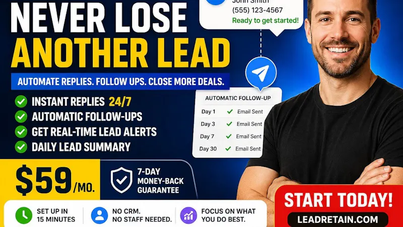 LeadRetain screenshot 1 (video preview)