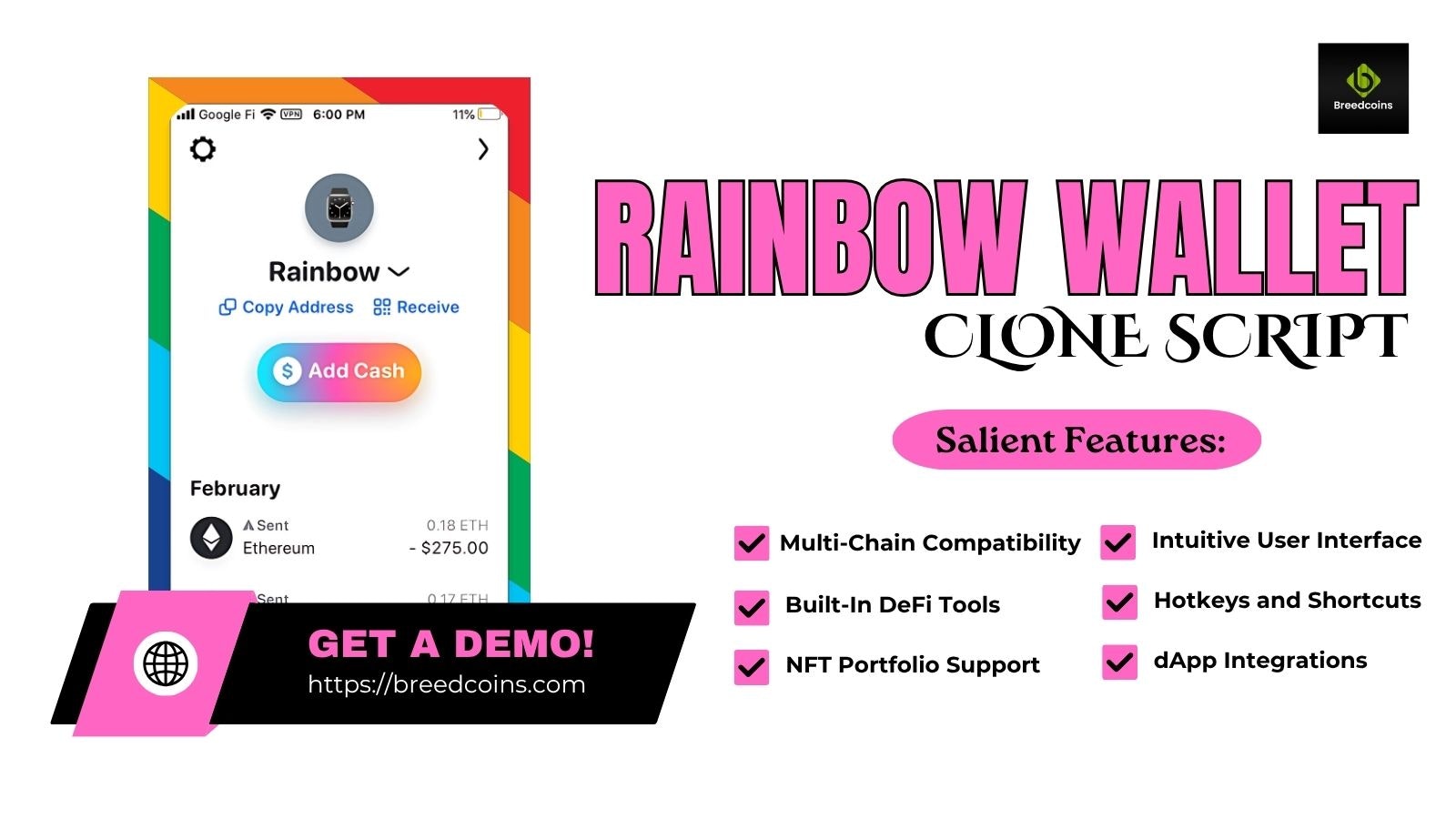 Kịch bản bản sao của Rainbow Wallet media 1