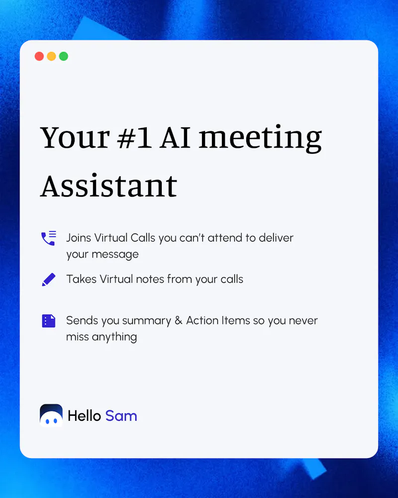 Hello Sam screenshot 4