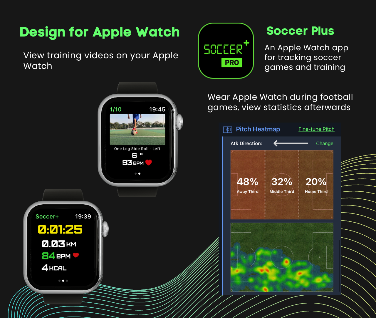축구 플러스 - Apple Watch를 통해 축구 운동을 추적하십시오 미디어 1