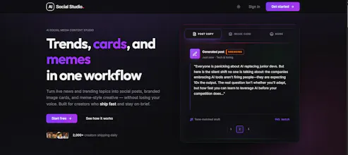 AI Social Studio gallery image