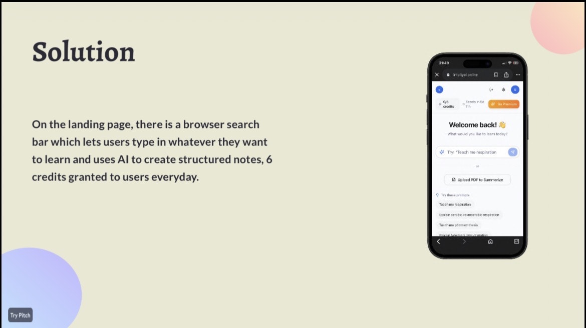Intuity - Screenshot 4 showing product features and functionality