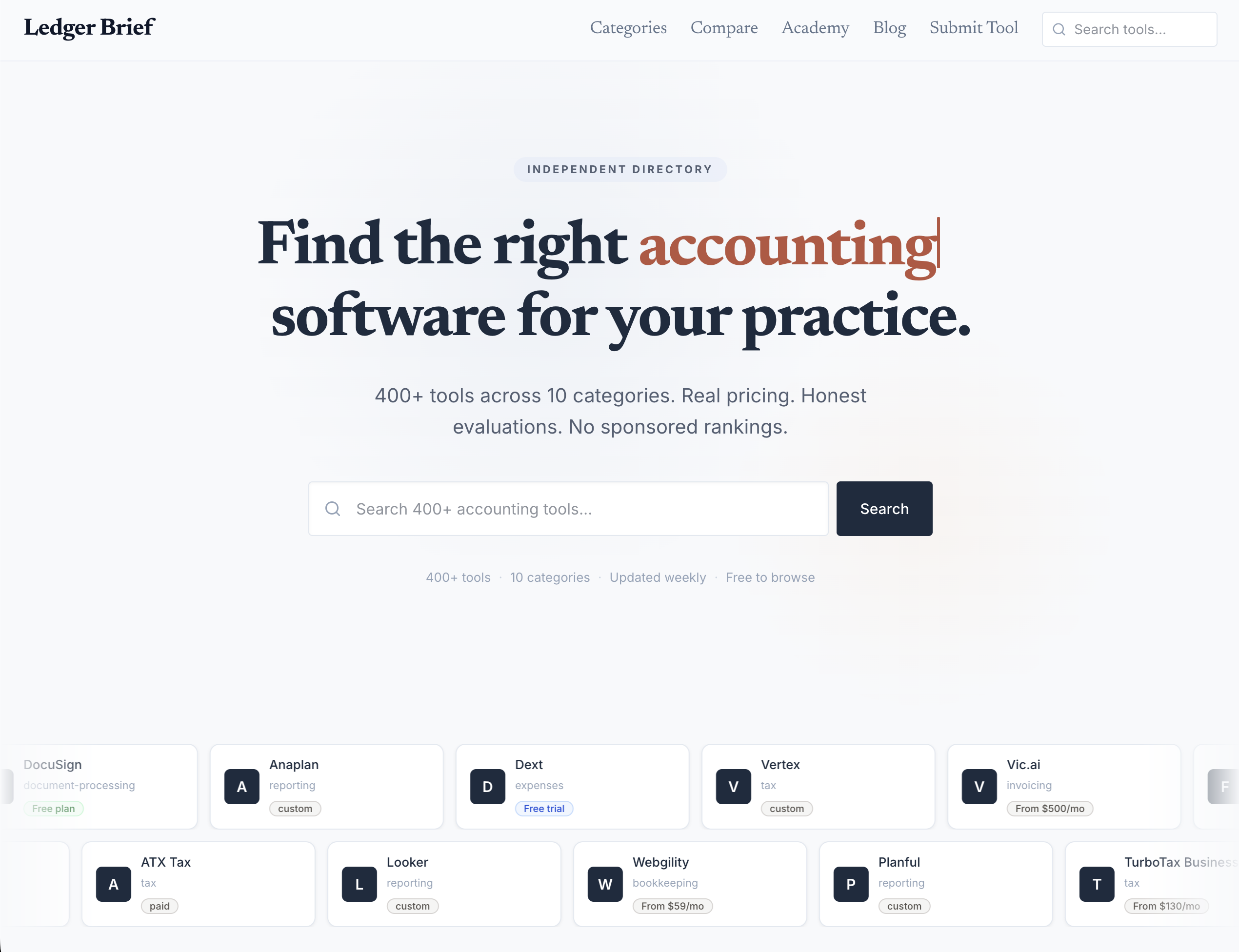 Ledger Brief gallery image