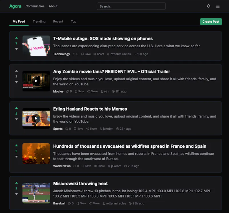 Agora screenshot 1