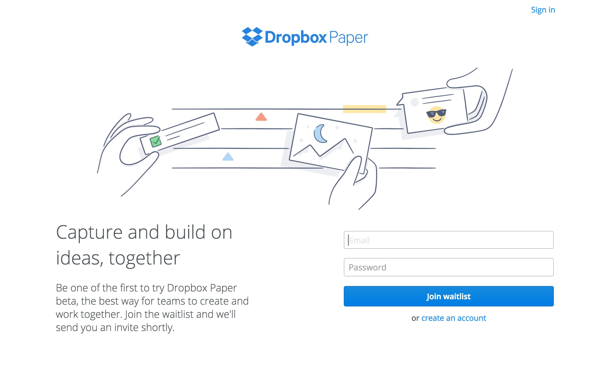 dropbox paper doc