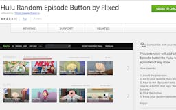 'Random Episode' Button for Hulu by Flixed media 1