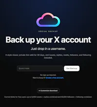 Social Backup gallery image