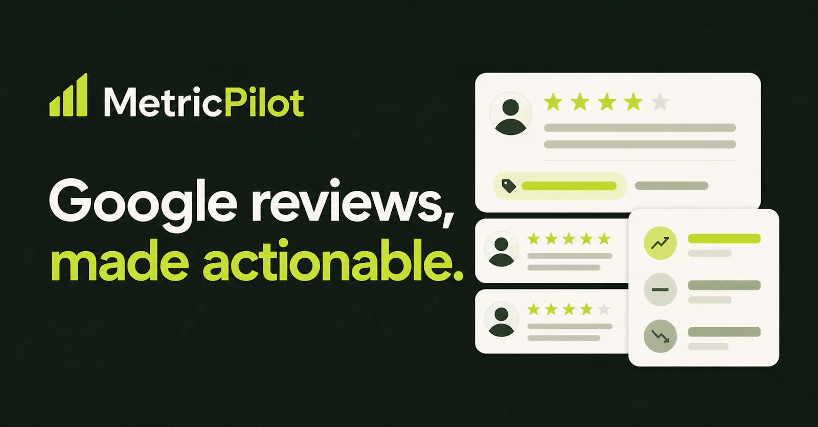 MetricPilot — Google review intelligence screenshot 1