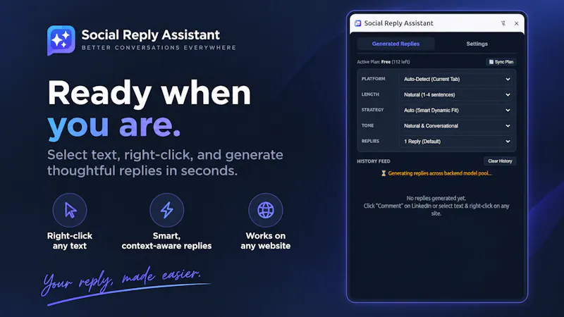 Social Reply Assistant screenshot 2