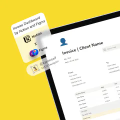 Invoice Dashboard  by Notion and Figma