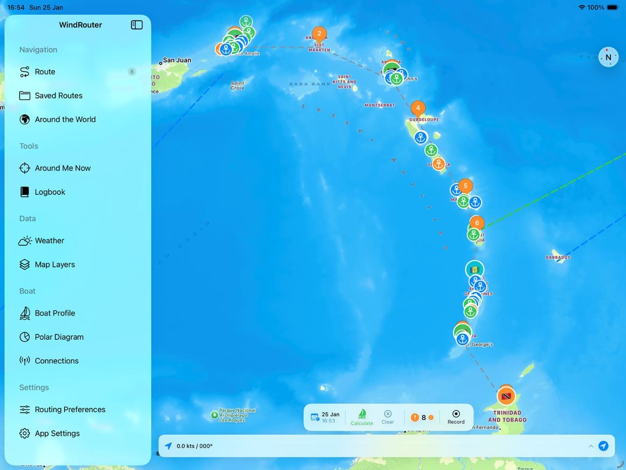 WindRouter - Sail Planner - Screenshot 4 showing product features and functionality