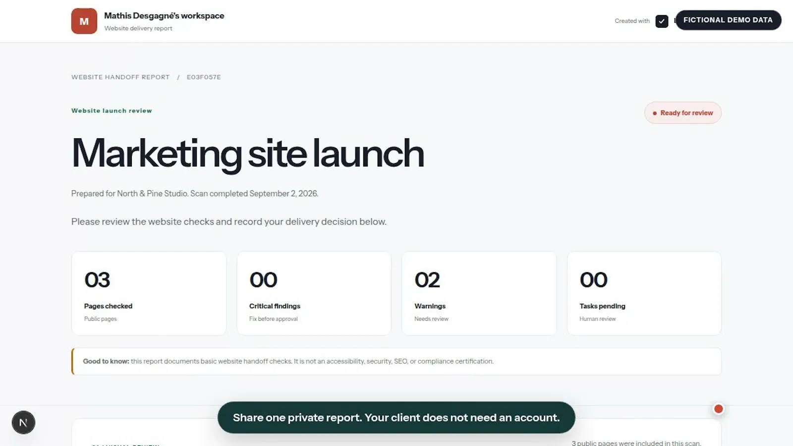 LaunchSignoff screenshot 1 (video preview)