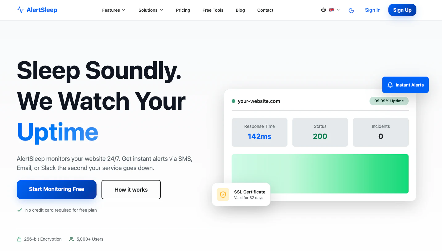 AlertSleep screenshot 1
