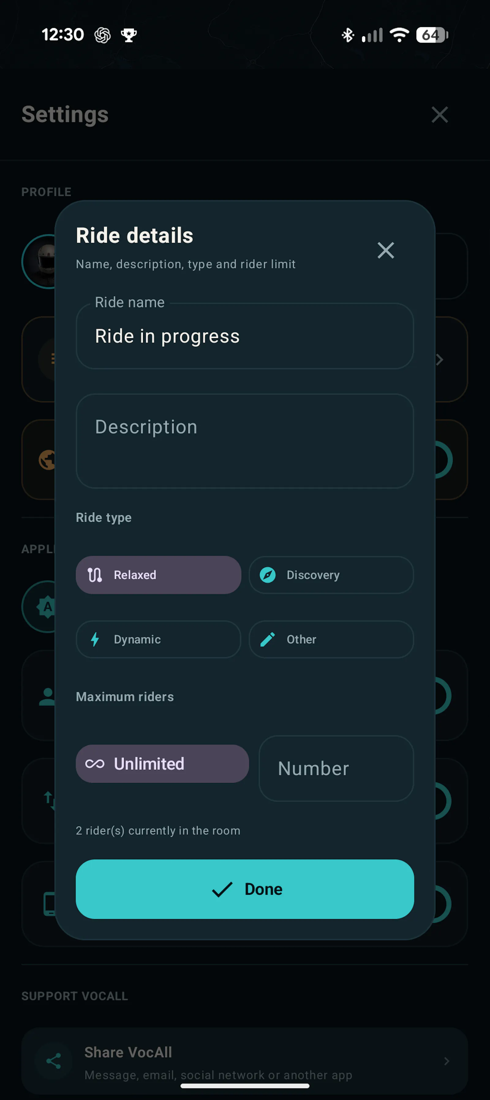 VocAll - Free Motorcycles Intercom screenshot 7