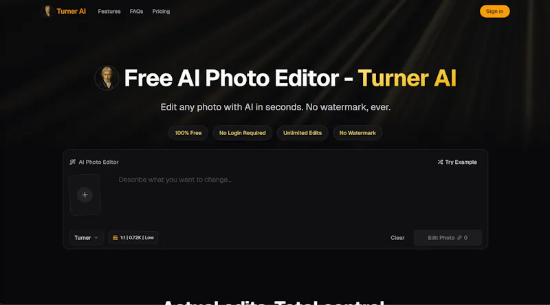 Turner AI screenshot 1