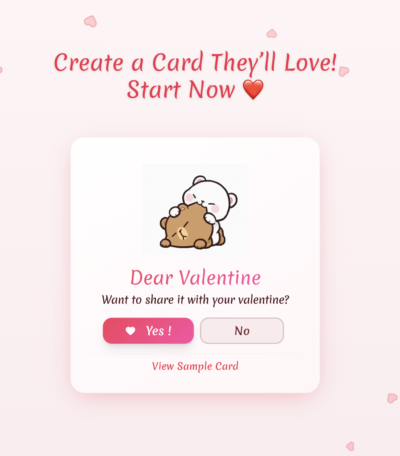 Valentine Card - Product Hunt launch logo and brand identity