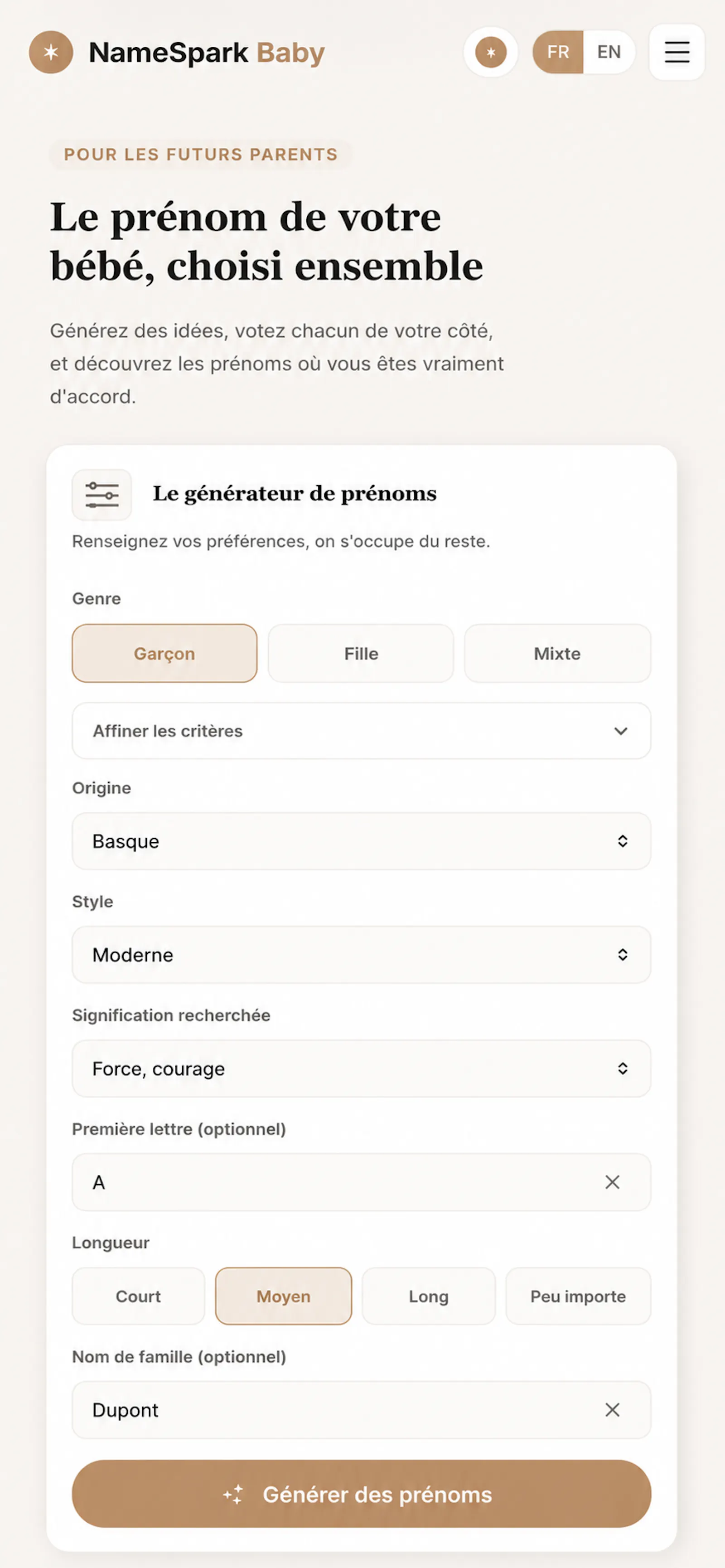 NameSpark Baby screenshot 2