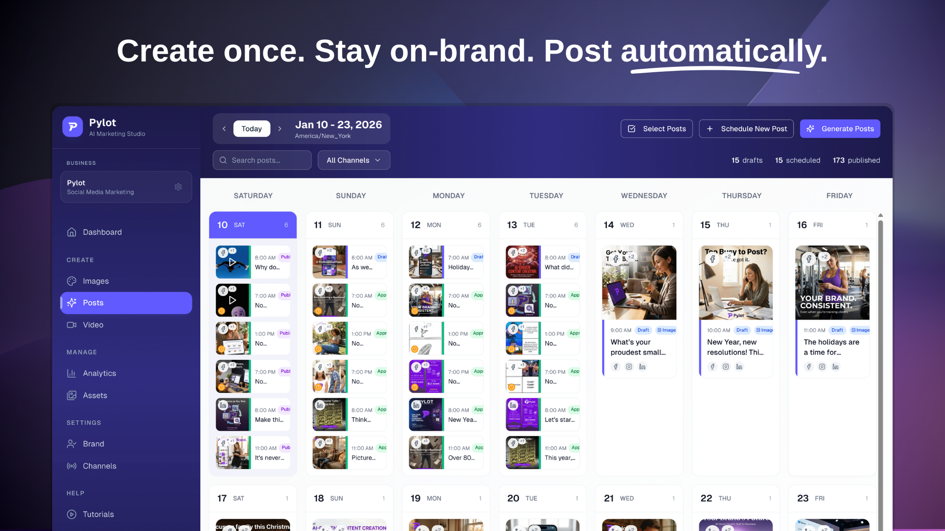 Pylot - Main product screenshot demonstrating key features and user interface